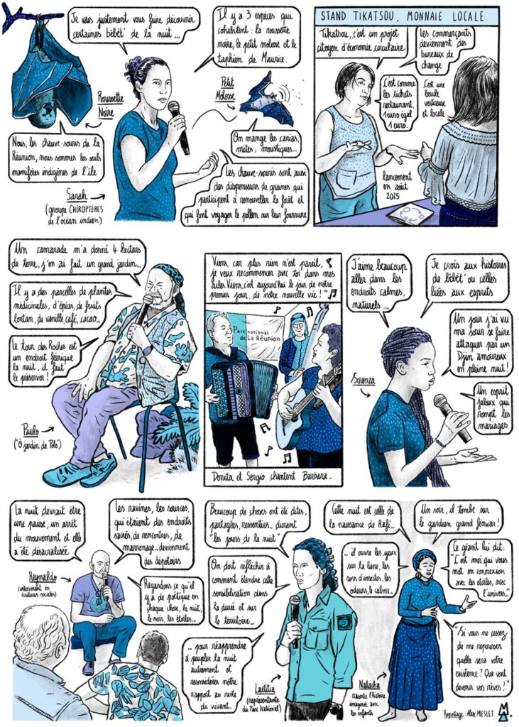 BD d'Alex Mesley sur Kozman la nuit