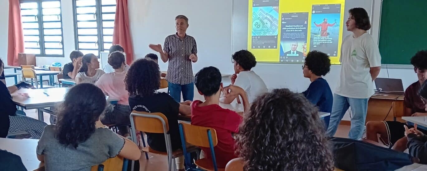 éducation aux médias EMI au collège Monnet de Saint-Benoît