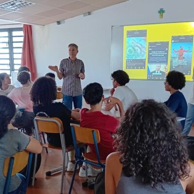 éducation aux médias EMI au collège Monnet de Saint-Benoît