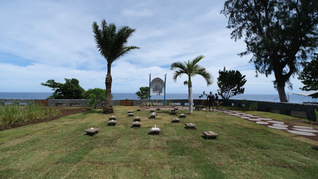 Cimetière marin de Saint-Paul, cimetière des esclaves et des oubliés, mur d'enceinte aménagements