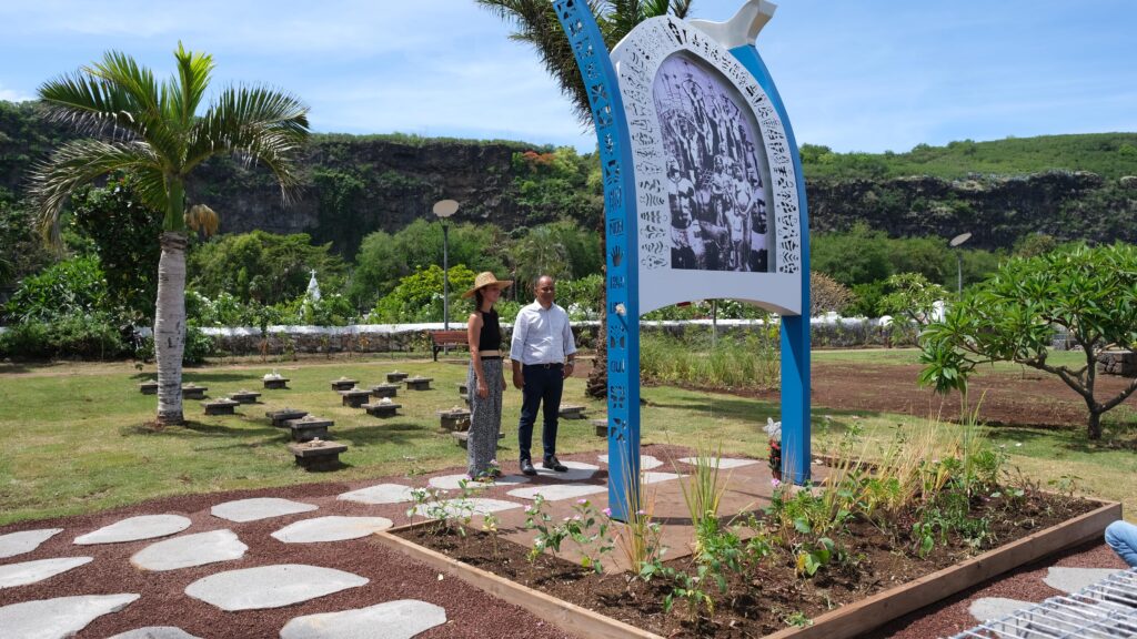 Cimetière marin de Saint-Paul, cimetière des esclaves et des oubliés, mur d'enceinte aménagements