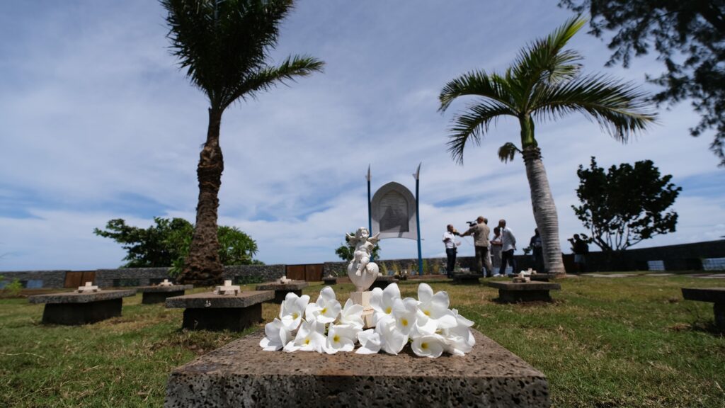 Cimetière marin de Saint-Paul, cimetière des esclaves et des oubliés, mur d'enceinte aménagements