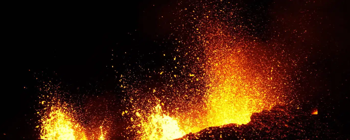 éruption du volcan piton de la Fournaise du 18 janvier 2026 © Franck Cellier