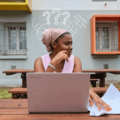 Rahizane Assani, témoigne des difficultés à gérer son budget mensuel. Image illustrée