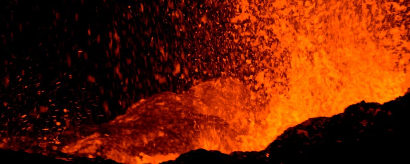 éruption du volcan piton de la Fournaise du 18 janvier 2026 © Franck Cellier
