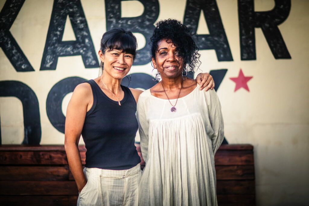 Directrices du Kabardock musique Le Port Nathalie Quipandédié et Pheap Poeung. Crédit : © Mikael THUILLIER