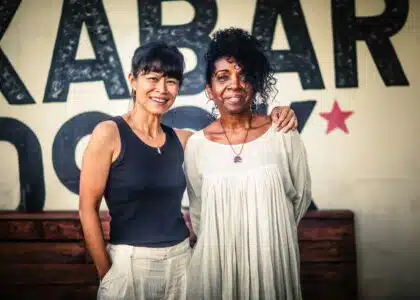 Directrices du Kabardock musique Le Port Nathalie Quipandédié et Pheap Poeung. Crédit : © Mikael THUILLIER