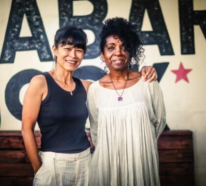 Directrices du Kabardock musique Le Port Nathalie Quipandédié et Pheap Poeung. Crédit : © Mikael THUILLIER