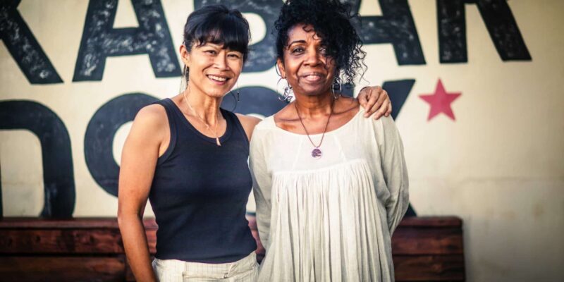 Directrices du Kabardock musique Le Port Nathalie Quipandédié et Pheap Poeung. Crédit : © Mikael THUILLIER