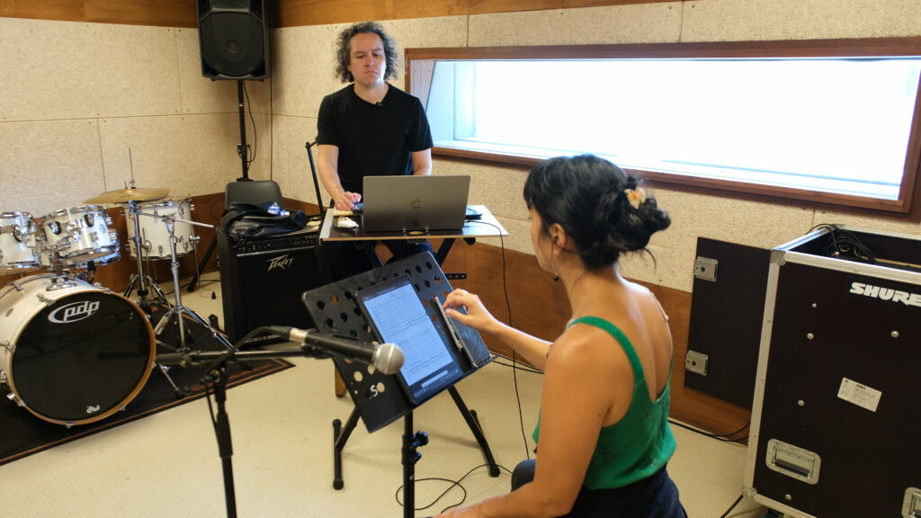 Audrey Saad répétitions opéra Heva Jérémy Labelle