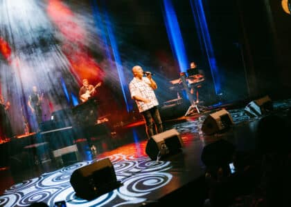 Dominique Barret à la salle Gramoun Lélé