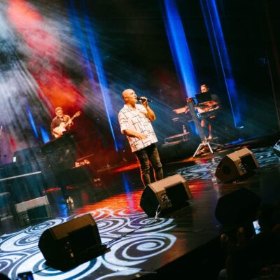 Dominique Barret à la salle Gramoun Lélé