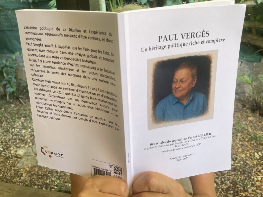 Livre Paul Vergès un héritage politique riche et complexe