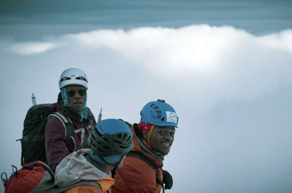 JB et les détenus au sommet du Mont-Blanc.
