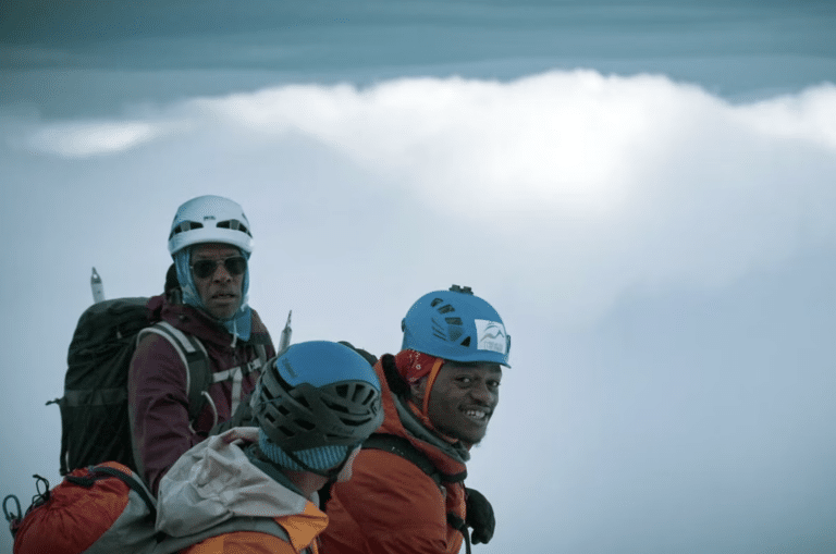 JB et les détenus au sommet du Mont-Blanc.