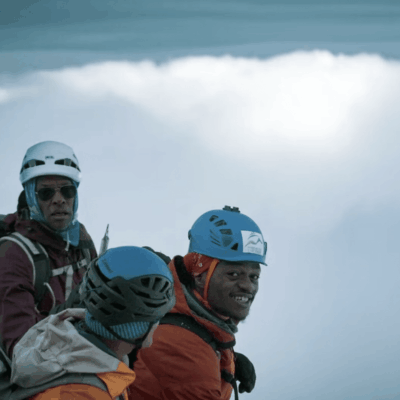 JB et les détenus au sommet du Mont-Blanc.