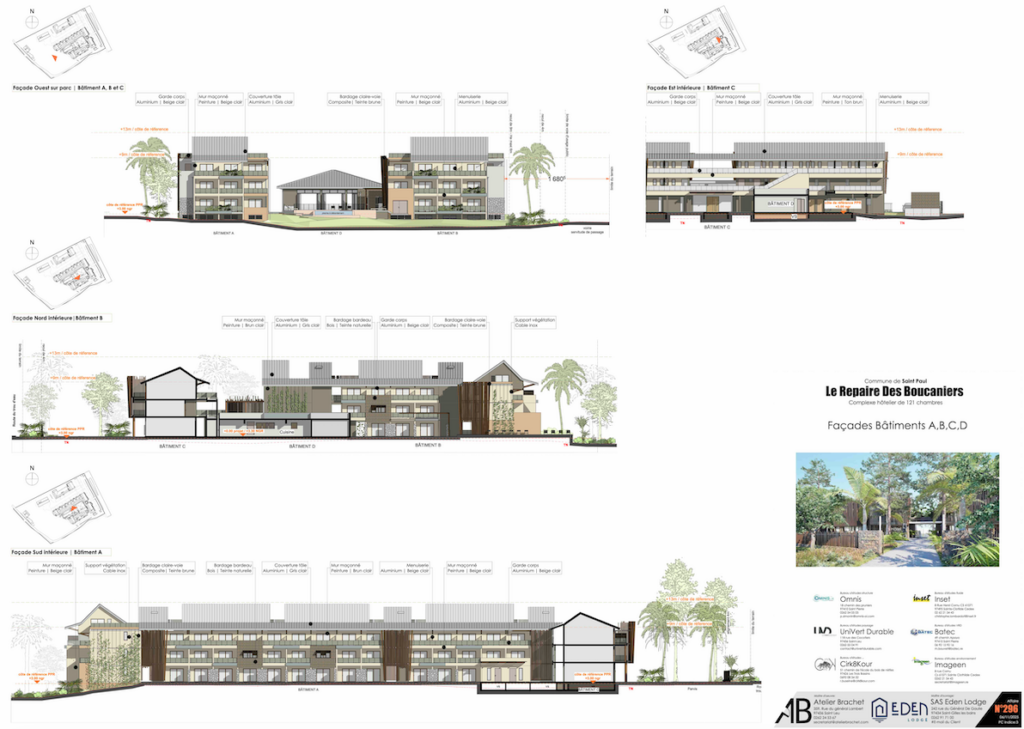 Projet Hotel Le repaire des boucaniers à la Saline les Bains