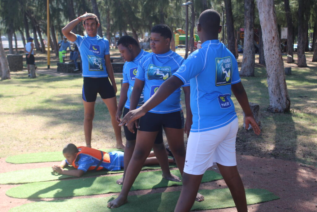 Échauffement avant la session !