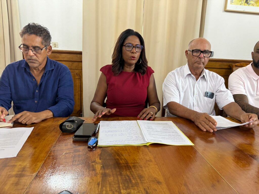 André Chérimont, Céline Sitouze et Jean-Paul Léocadie