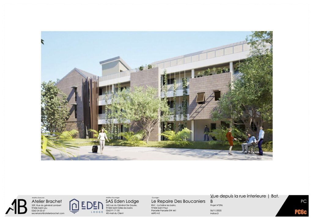 Projet Hotel Le repaire des boucaniers à la Saline les Bains