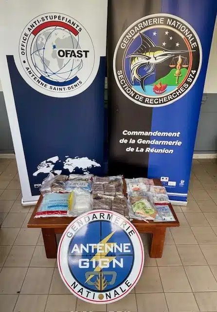 La gendarmerie publie régulièrement sur sa page Facebook des photos de ses saisies de drogue. © Gendarmerie de La Réunion