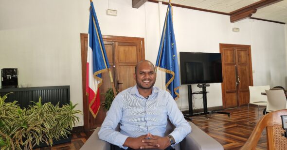 Karim Juhoor maire de Saint-Leu © Victor Maillot