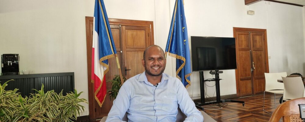 Karim Juhoor maire de Saint-Leu © Victor Maillot