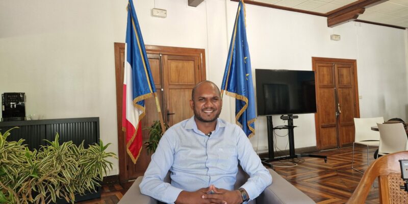Karim Juhoor maire de Saint-Leu © Victor Maillot