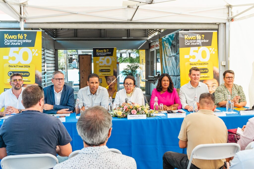 conférence qui s'est tenue ce lundi 4 mai 2026, portant sur les mesures exceptionnelles apportées au réseau Car Jaune