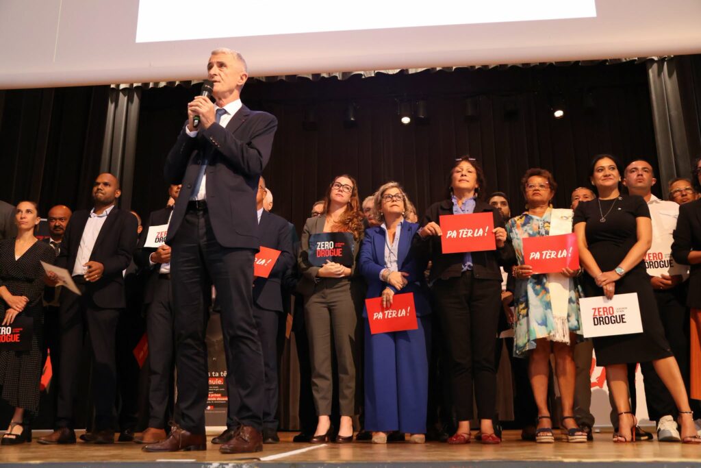 Préfet Patrice Latron dire non à la drogue réunion à la préfecture © Préfecture de La Réunion