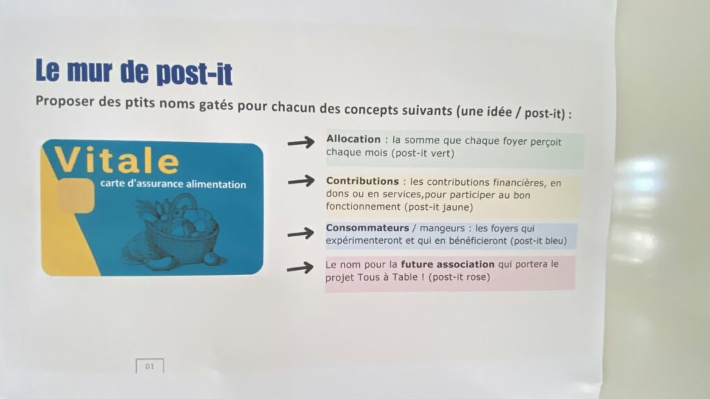 La carte vitale de l'alimentation.