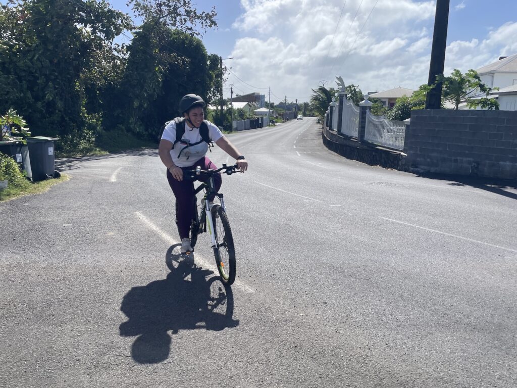 vélo reportage à Saint-André Myris Voula