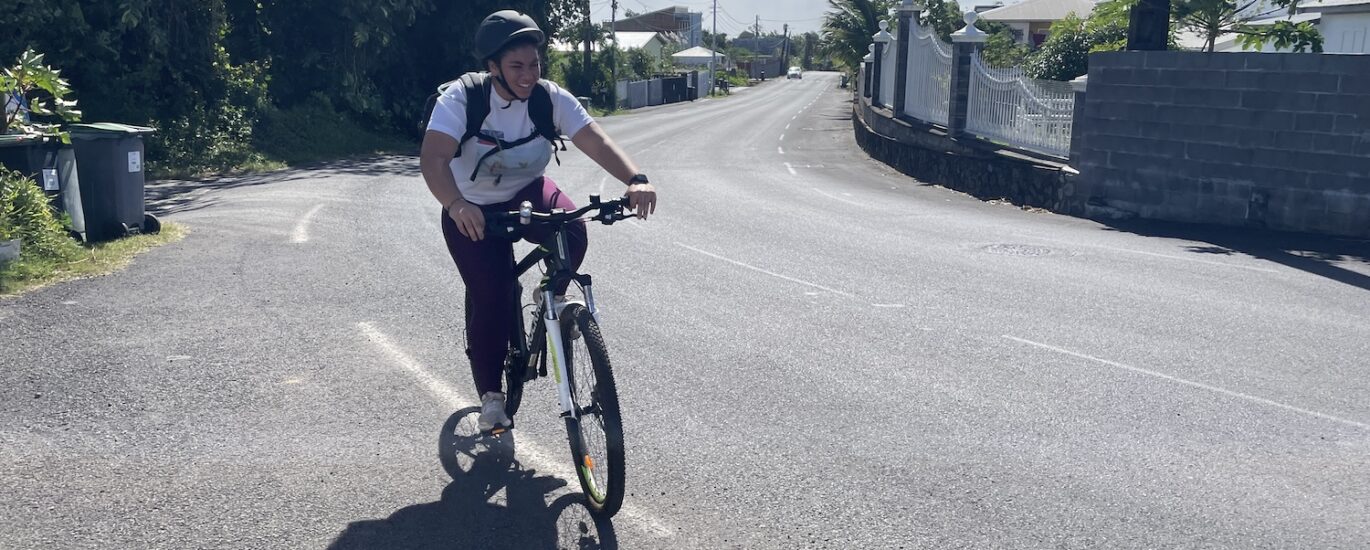 vélo reportage à Saint-André Myris Voula