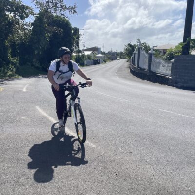 vélo reportage à Saint-André Myris Voula