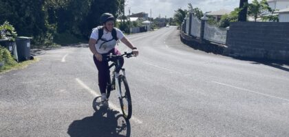 vélo reportage à Saint-André Myris Voula