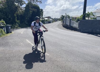 vélo reportage à Saint-André Myris Voula