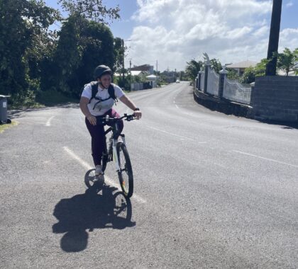 vélo reportage à Saint-André Myris Voula