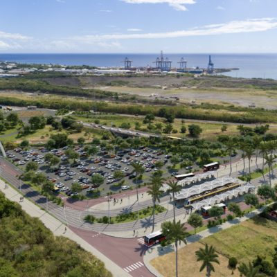 Projet de train Réunion Express, consultation, simulation de la gare de Saint-Leu au Portail.