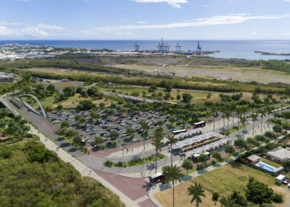 Projet de train Réunion Express, consultation, simulation de la gare de Saint-Leu au Portail.