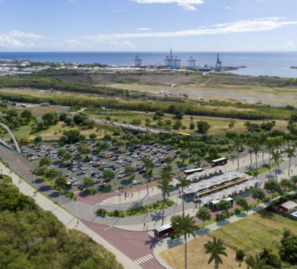 Projet de train Réunion Express, consultation, simulation de la gare de Saint-Leu au Portail.