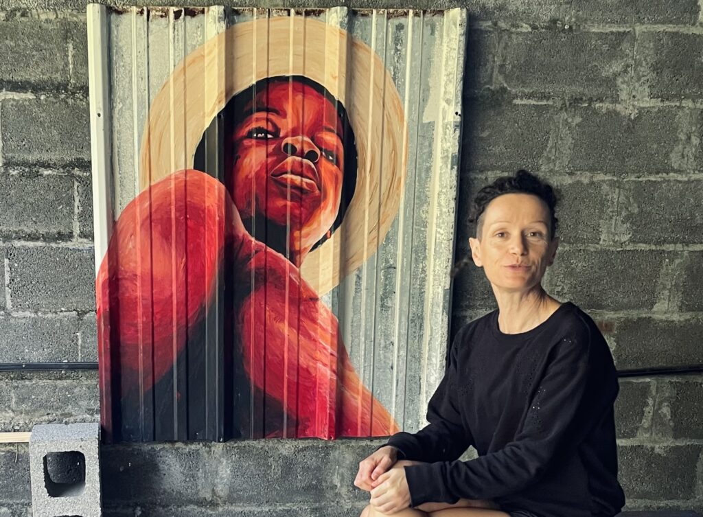 Aurore Labre, Peinture arts plastiques (Photo Aurore Labre) (Victorine Félix)