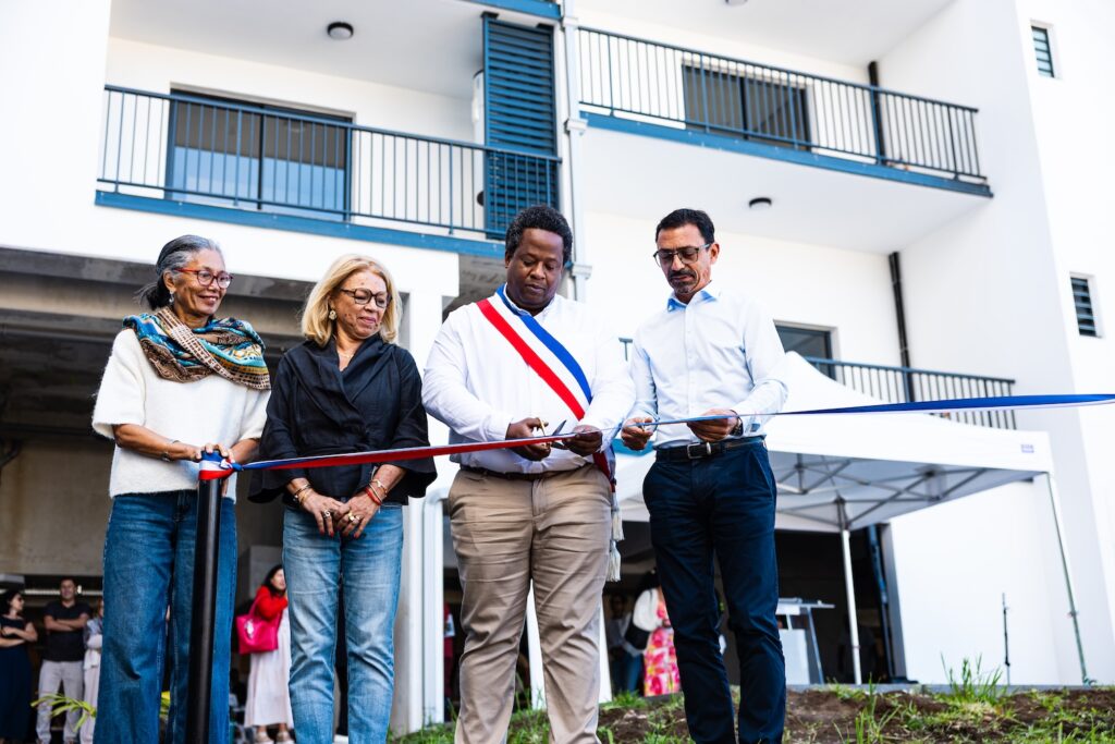 inauguration résidence Quartz au Tampon logement