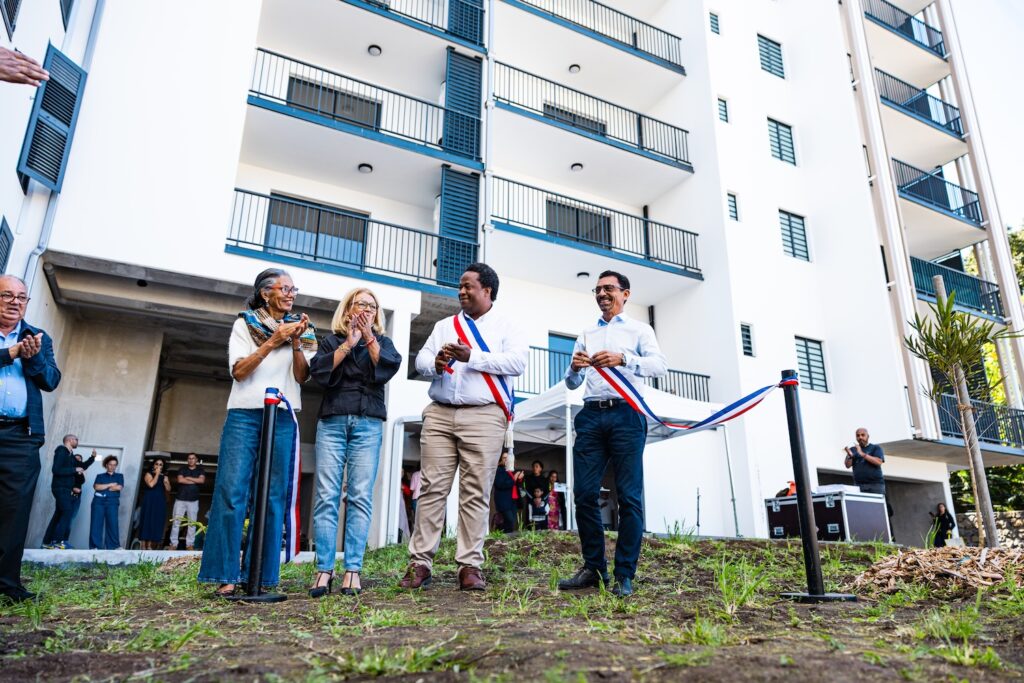 inauguration résidence Quartz au Tampon logement