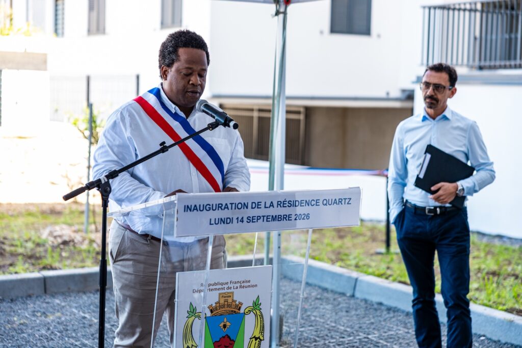 inauguration résidence Quartz au Tampon logement