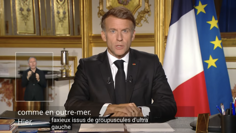 Allocution d'Emmanuel Macron