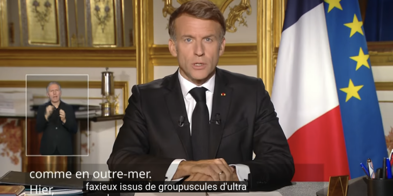 Allocution d'Emmanuel Macron